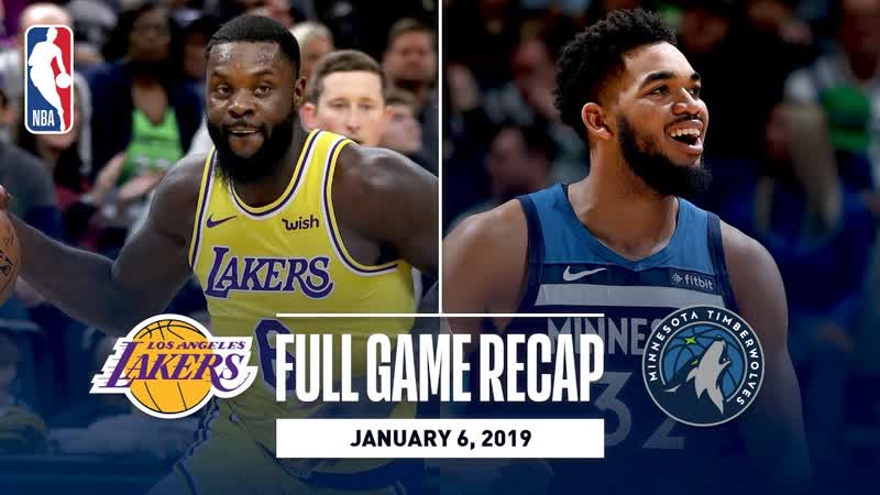 Full Game Recap: Lakers vs Timberwolves, Wiggins and Towns Combine For 56