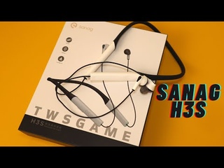ОБЗОР ИГРОВЫХ BLUETOOTH НАУШНИКОВ SANAG H3S - А ОНИ ХОРОШИЕ ТАКИЕ!!!
