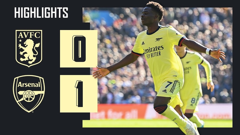 HIGHLIGHTS, Aston Villa vs Arsenal (0 1), Premier League, SAKA