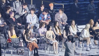 190424 도망가다걸린 아이콘(iKON),마마무,여자친구 인터뷰 Reaction [4K] 직캠 Fancam (TMA) by Mera
