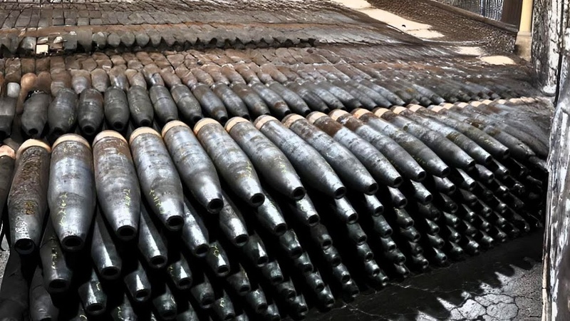Massive Hidden Russian Ammunition in Salt Mine