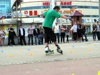 Мой слалом на Roller-Sparta 2011