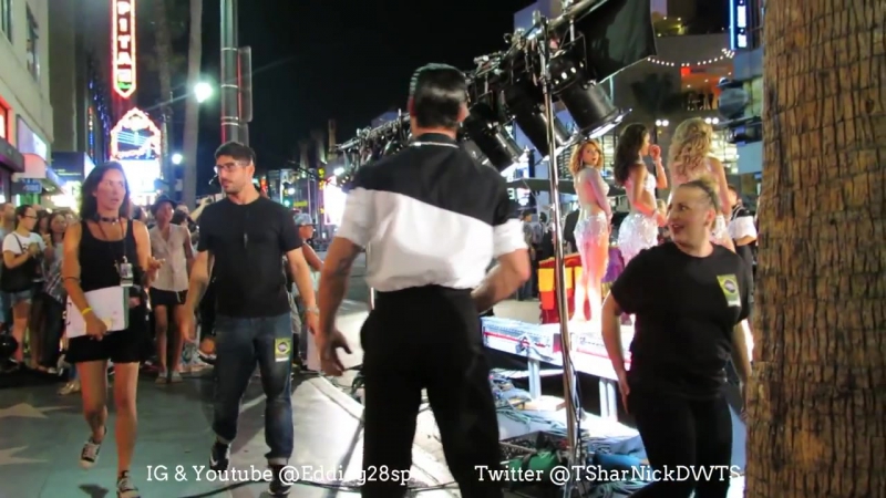 Behind the Scenes of DWTS on Hollywood Walk of