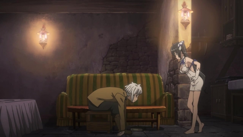Может, я встречу тебя в подземелье , Danmachi 5 серия Ancord, Jade,