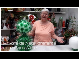 Árvore de Natal Diferente com Garrafa pet | Vó Neide e suas pets