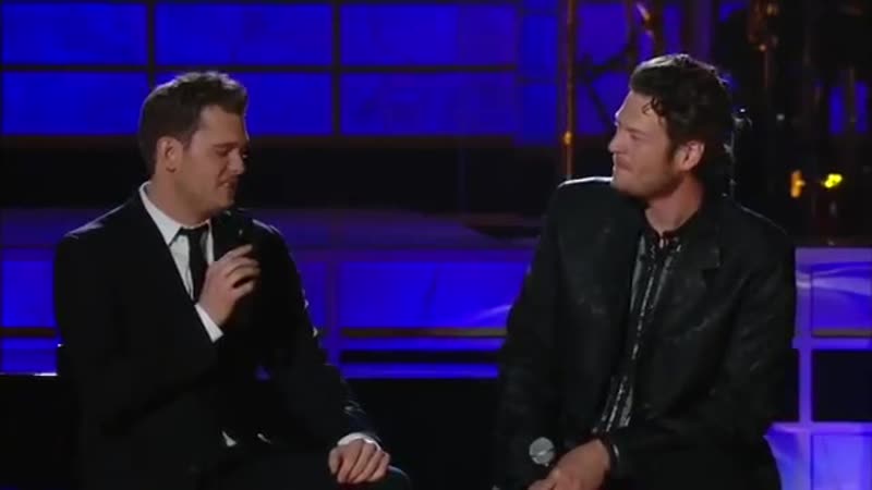 Michael Buble and Blake Shelton