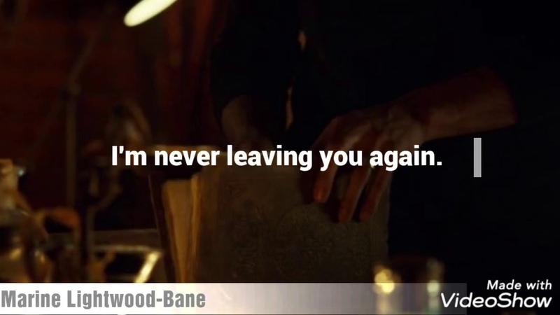 Malec 3. 21 I never leaving you