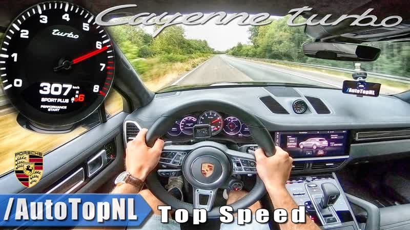 Auto Top NL 307km, h PORSCHE CAYENNE TURBO 2019 AUTOBAHN POV by Auto Top