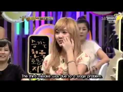 SNSD Jessica talk about her dance Mistakes Strong