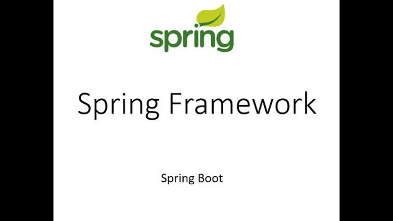 Spring Boot Framework