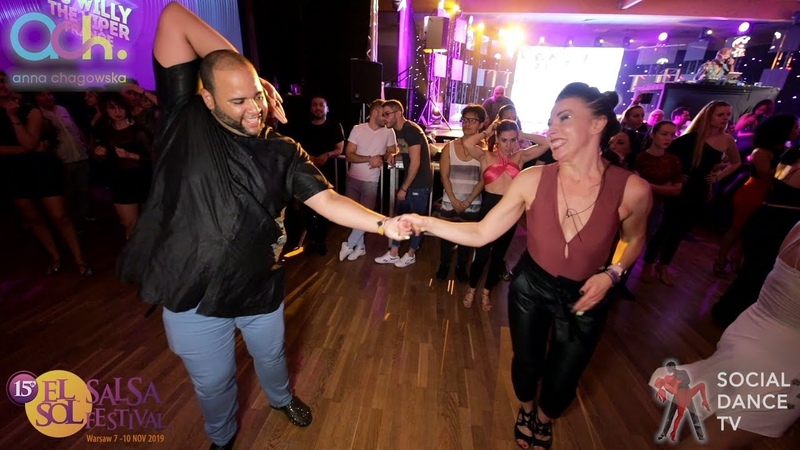 Alex Morel Barbara Materka Salsa social dancing, El Sol Warsaw Salsa Festival