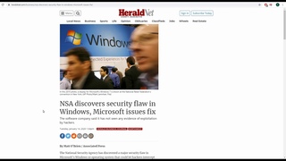 NSA discovers security flaw in Windows, Microsoft issues fix