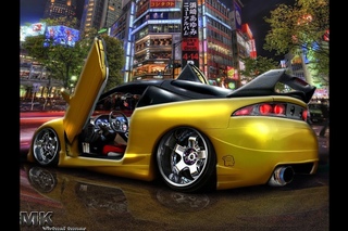 Need for Speed Underground 2 - Mitsubishi Motors Eclipse - Customize The robot and the Fierce Dog
