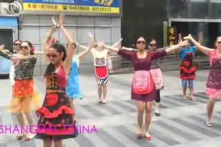 Flamenco flashmob 2014 in Shanghai