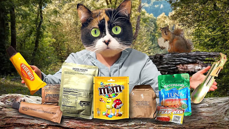 1 ДЕНЬ В ЛЕСУ С ПАЙКОМ АРМИИ