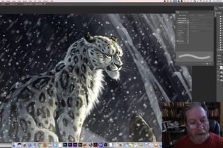Live Stream - Live Drawing a Snow Leopard