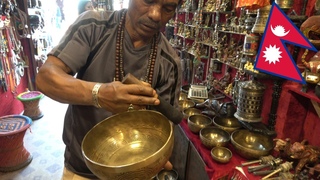 SINGING BOWL DEMONSTRATION: KATHMANDU, NEPAL (4K)