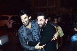 Ranbir Kapoor & Aditya Roy Kapoor At Anil Kapoor’s Diwali Party 2016