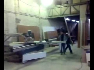 Дикий индастриал. Производство корпусной мебели))))