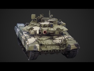 Прогулка вокруг Т-90А [4K]
