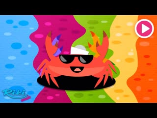 Learn Colors | Капитан Краб - Песенка про цвета и животных
