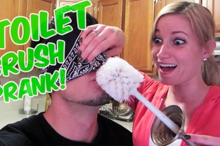 TOILET BRUSH PRANK