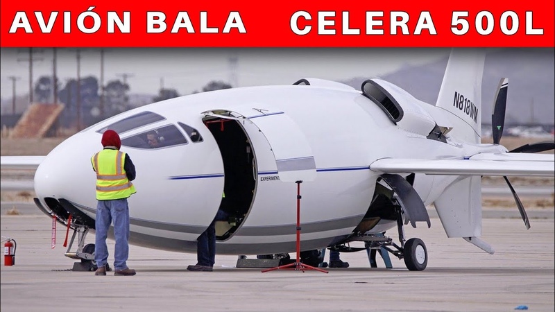 El Extraño Avión Bala de ESTADOS UNIDOS, CELERA 500 L EL DISEÑ O FUTURISTA ,