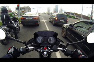 Отрывок из покатушек Yamaha YBR-125 г.Минск