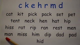 Jolly Phonics Pupil Book 1 Vocabulary Set 2 Blending