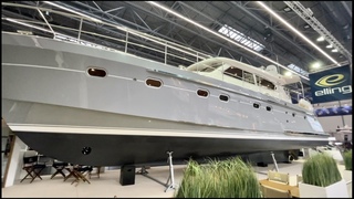 Elling E6. Флагман всемогущий. Boot Dusseldorf 2023. Подробный обзор Elling E6 серебристый борт