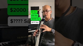 $2 vs $20,000 saxophone??? #saxophone