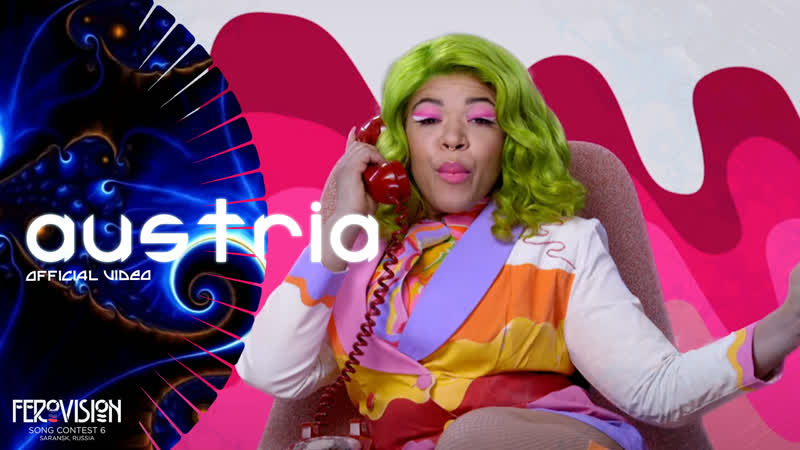 Ferovision Song Contest 6 Austria Madison Rose rainbow phone Official