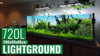 Lightground  - Akwarium 720L - 200x60x60cm