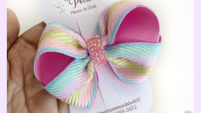 MODELINHO QUE PODE VENDER A 10, 00 UNIDADE, SUPER ECONÔ MICO E RENTÁ VEL Ribbon hair Diy Fê