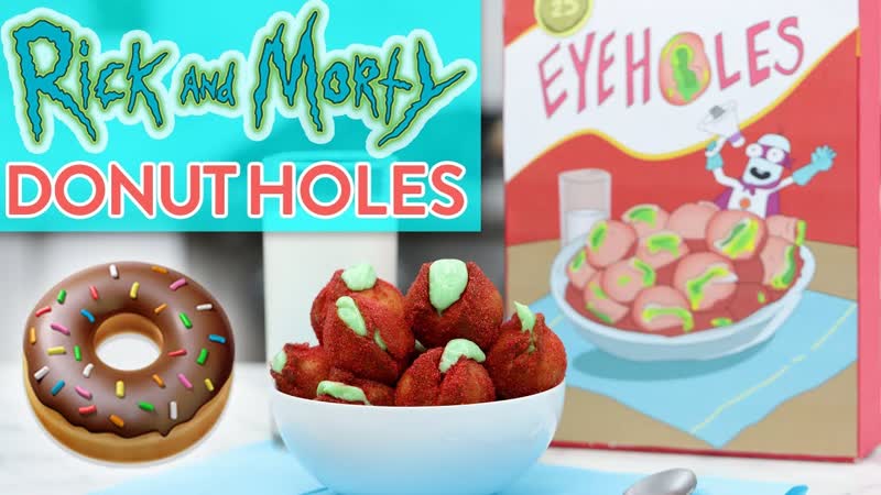 RICK AND MORTY DONUT EYEHOLES NERDY